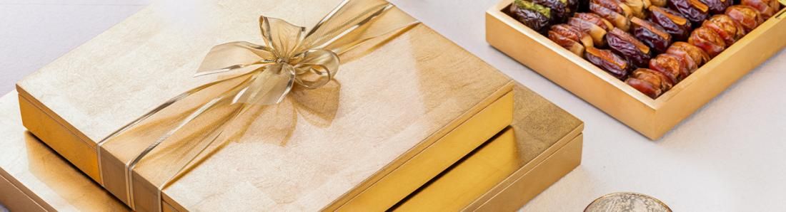 Coffrets-cadeaux de dattes fourrées