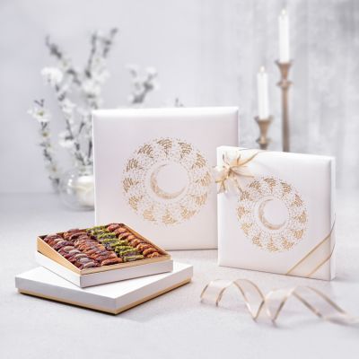Eid Mubarak White Gift Set