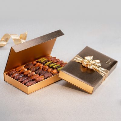 Midas Gift Set - Plain And Filled Dates - Rectangle Medium