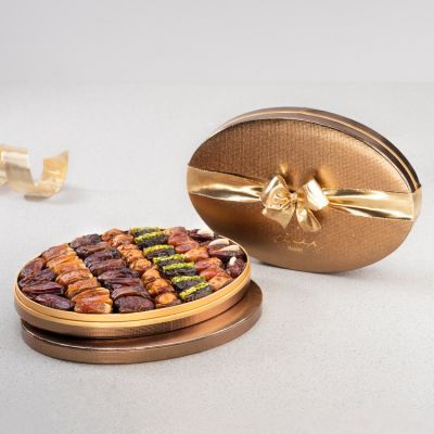 مجموعة هدايا ميداس – تمور سادة ومحشوة – بيضاوية متوسطة