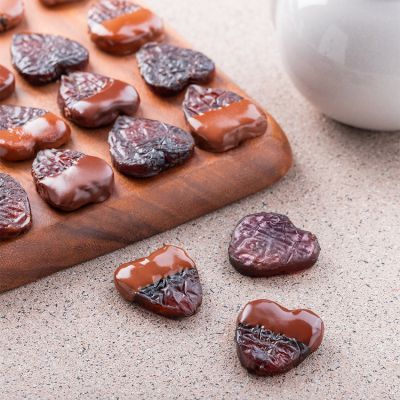 Pressed Wanan Dates-Wanan Flat  Dark Choco