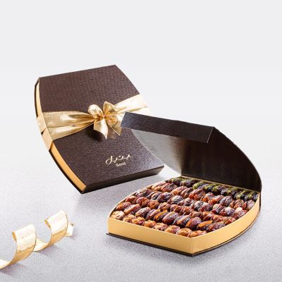 Barrel Brown Gift Set - Filled Dates - Large