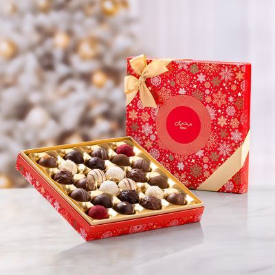 Snowfall Red Gift Set - Truffles - 