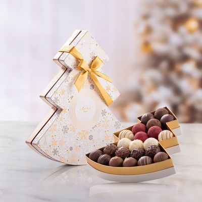 Snowfall White Tree Gift Set - Truffles