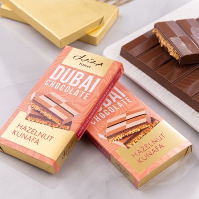 Dubai Chocolate Bar – Hazelnut Kunafa 120g​