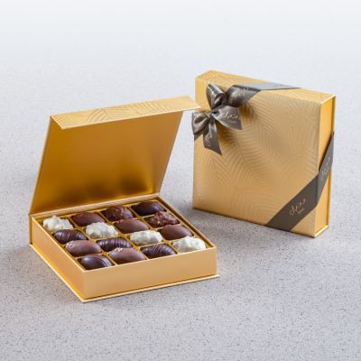 Gold Palm Gift Set - Date Chocolate - Small