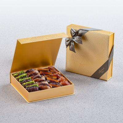 Gold Palm Gift Set - Filled Dates - Small