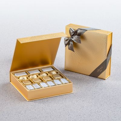 Gold Palm Gift Set - Wrapped Chocolate - Small