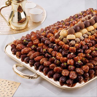 صينية الحكمة الذهبية - تصميم مستطيل