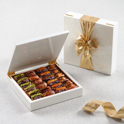 Ivory White-Small-Premium Filled Dates