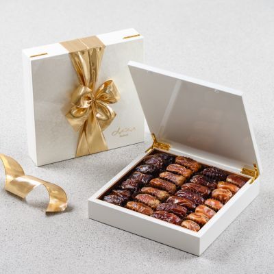 Ivory White-Small-Premium Plain Dates