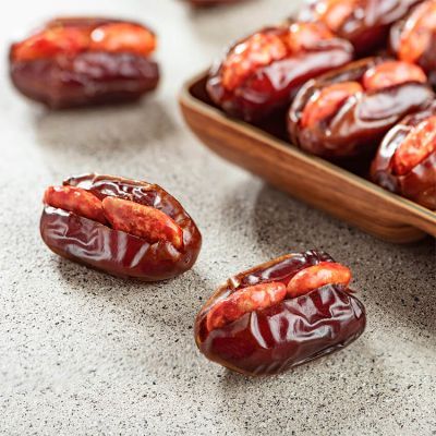 焦糖杏仁蜂蜜味喜得利椰枣