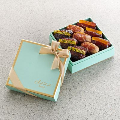 Pastel Mint Gift Set - Plain And Filled Dates - Extra Small
