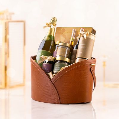 سلة جلدية - صغيرة