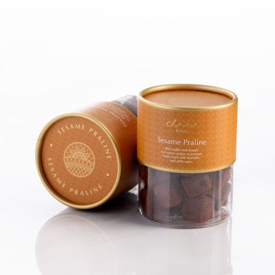 Sesame Praline Kunafa Truffles