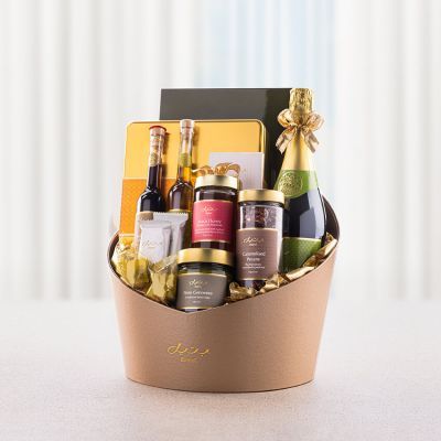 Mira Hamper Medium - Green Wood 