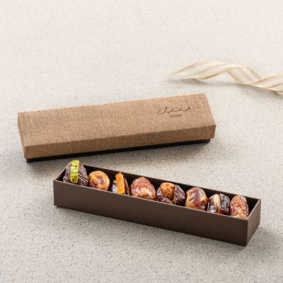 Napura Brown Gift Set - Plain And Filled Dates - Extra Small