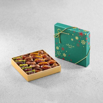 Green Noel Gift Set - Filled Dates - Small