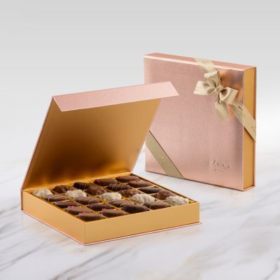 Rose Gold Gift Set Date Chocolate