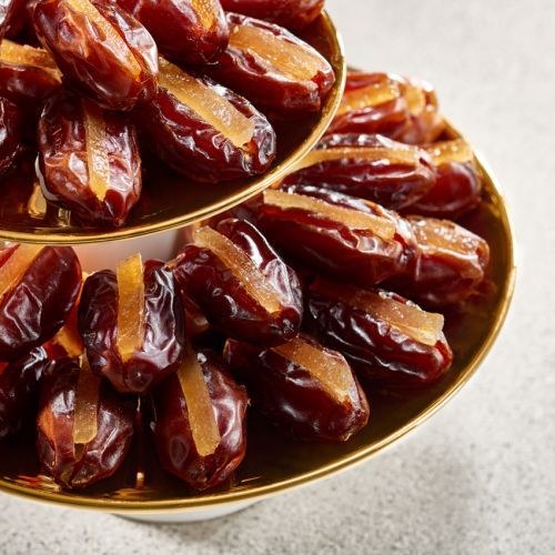Khidri Dates with Candied Lemon Peel