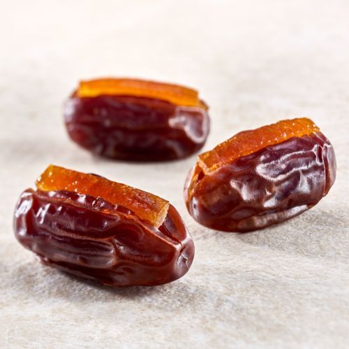 Khidri Dates with Candied Orange Peel