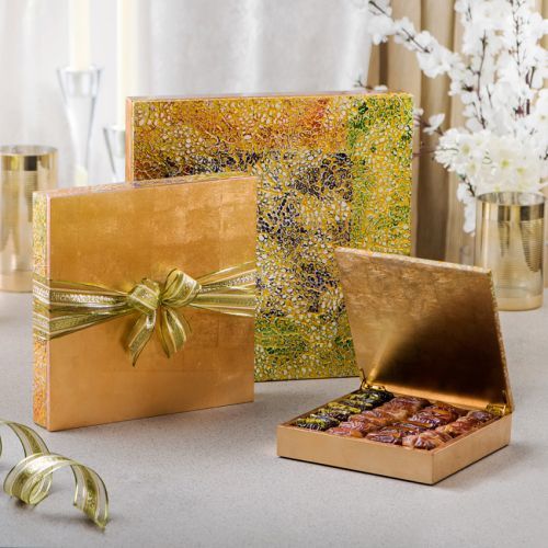 abstract wooden gift box for sale by bateel