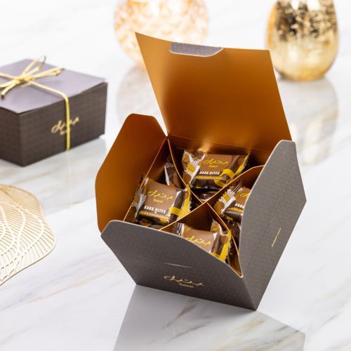 Wrapped Roasted Almond Dark 85% Choco Bark 400g