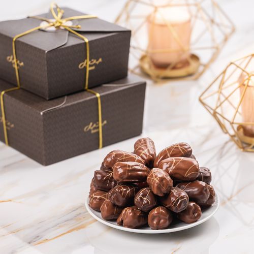 قهوة كنافة تمر بالشوكولاتة