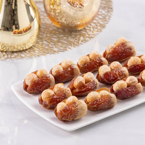 Segai Dates with Salted Macadamia