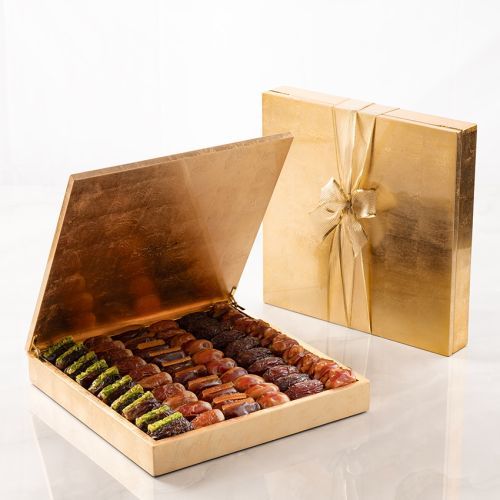 Gold Leaf Gift Set Plain And Filled Dates