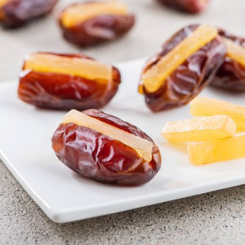 Khidri Dates with Candied Ginger 
