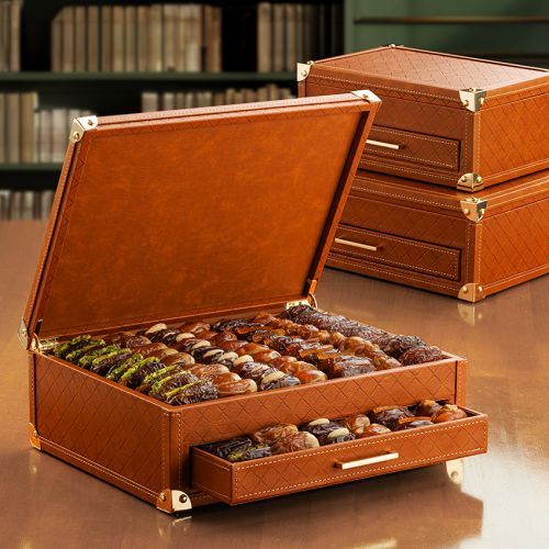 Leather Drawer Set - Stars