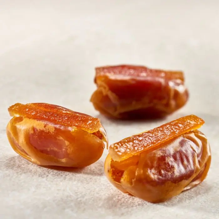 Kholas Dates with Candied Orange Peel | Filled Dates | Bateel
