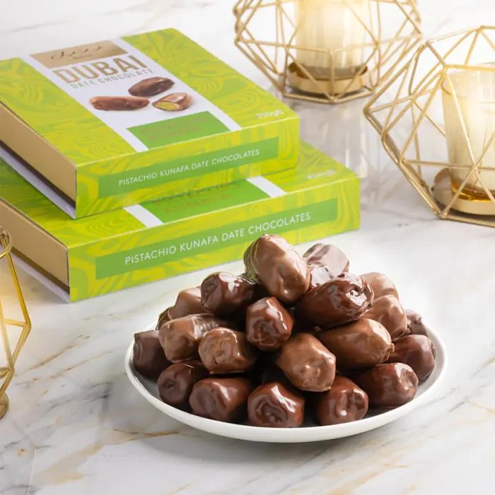 Bateel Dubai Date Chocolate デーツ バティール Dubai Date Chocolate Luxury Dates Gift Box | Same Day Delivery