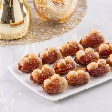 Segai Dates with Salted Macadamia