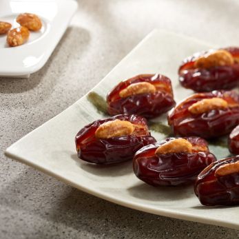 Khidri Dates with Caramelised Almond