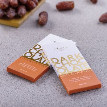 Темный шоколад с финиками и апельсином