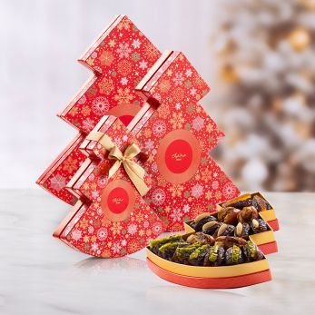 Snowfall Red Tree Gift Set