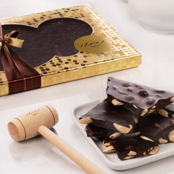 مجموعة هدايا لوح الشوكولاتة المضيء