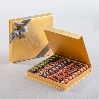 Gold Palm Geschenkset - Gefüllte Datteln - Groß
