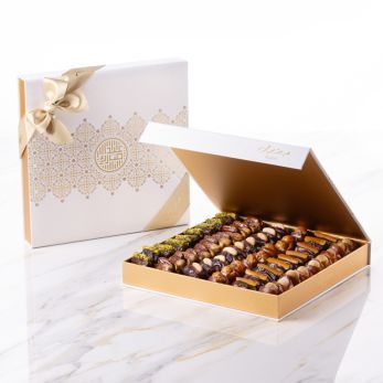 Hilal Geschenkset - Premium gefüllte Datteln Groß