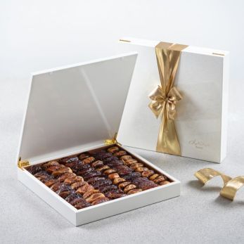 Ivory White Gift Set Plain Dates