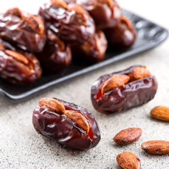 Khidri Dates with Smoked Almonds