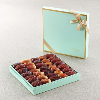 Pastel Mint Geschenkset - Naturbelassene Datteln - Mittel