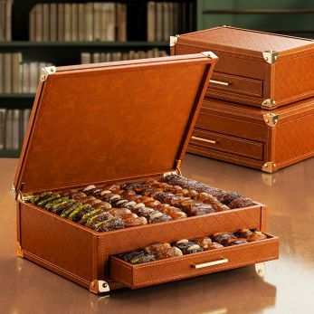 مجموعة هدايا الأدراج الجلدية - نجوم