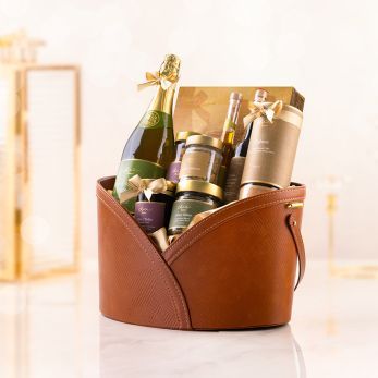 سلة جلدية - كبيرة