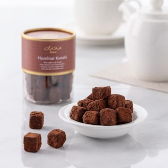Hazelnut Kunafa Truffles