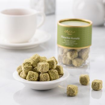 Pistachio Kunafa Truffles