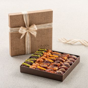 Napura Brown Gift Set - Filled Dates - Medium