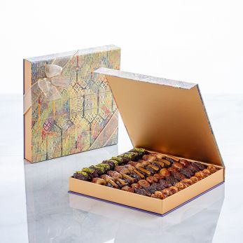 Nura Geschenkset - Naturbelassene & gefüllte Datteln - Groß